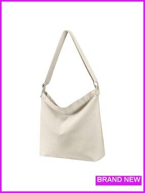 Large Canvas Crossbody Hobo Bag Tote Shoulder Handbag Casual DIY